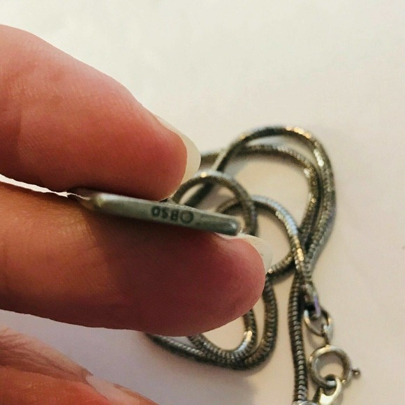 BSD Bob Siemon Designs Silver Tone You are my King Charm Pendant Necklace - Picture 3 of 5